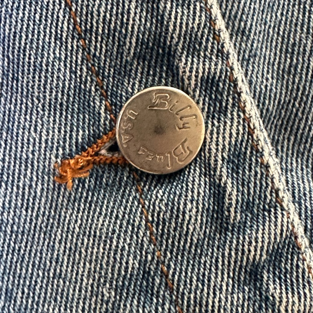 Vintage Denim Vest Contempo Casual - Picture 4 of 6